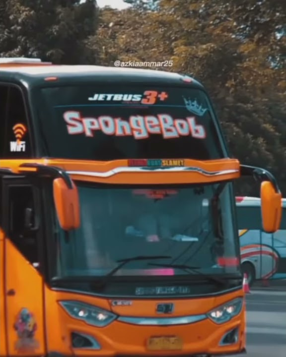 STORY WA BUS STJ SPONGEBOB JB3  SLOWMO TERBARU 2021