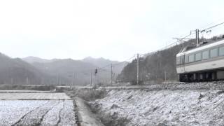 篠ノ井線 189系あさま色 ML信州返却回送 北坂 20151227