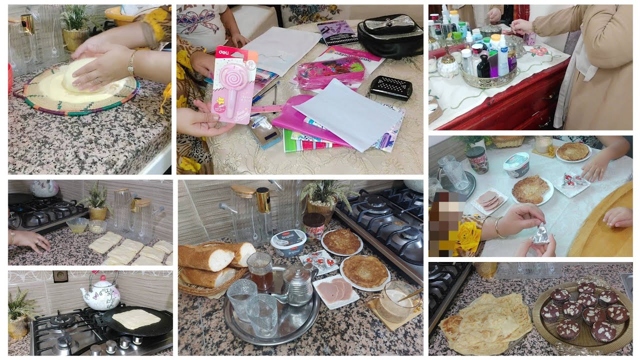 روتين مطرطق ديال النفس كل طاقة وحماس أفكار🍃🥰يومي مع بنتي قبل وبعد المدرسة😇 كاب كيك البركان سهل 👌