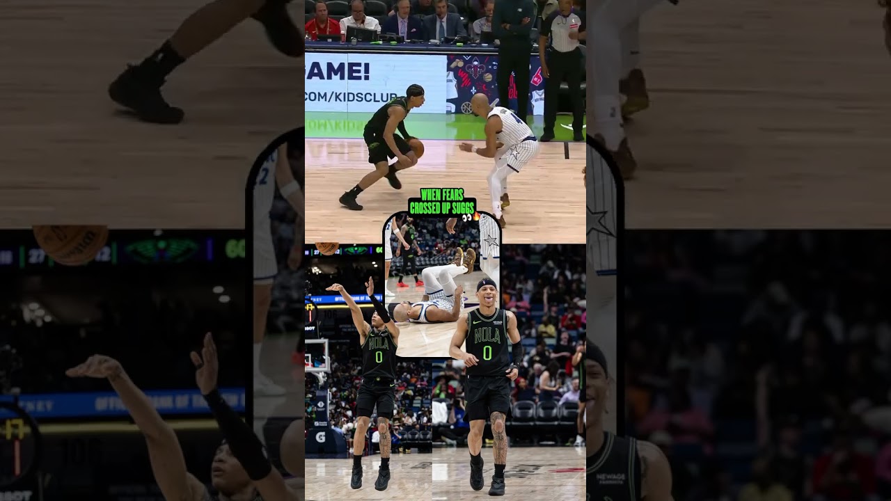 Jeremiah Fears ankle breaker on Jalen Suggs #pelicans #nba #highlights