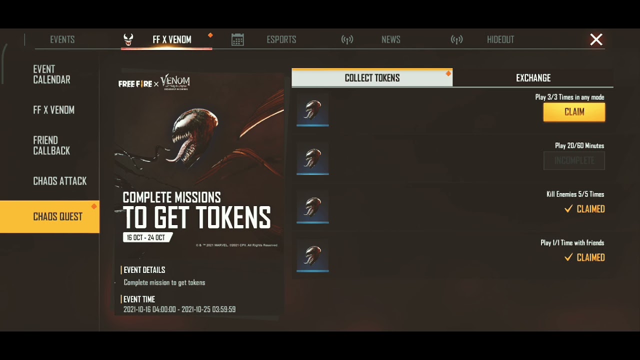 I got Free Venom Bundle