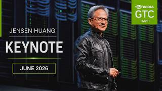 LIVE: NVIDIA CEO Jensen Huang Keynote at GTC Taipei 2026