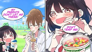 [Manga Dub] A poor boy who can only afford cup ramen teaches a rich girl the ups of life [RomCom]