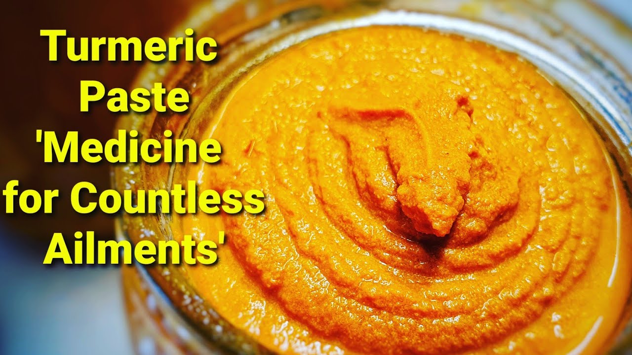 How to Make Turmeric Paste Steven Heap YouTube