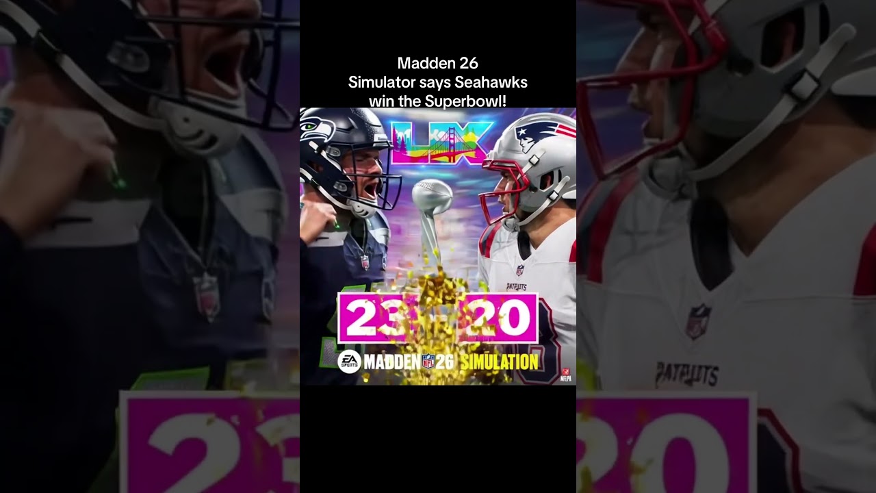 🏆 Симулятор Суперкубка в Madden 26 всех шокировал 😳 «Сиэтл Сихокс» 23 – «Нью-Ингленд Пэтриотс» 20...