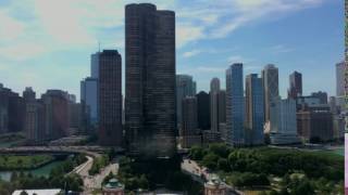 Chicago Skyscrapers Aerial