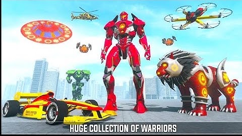 Army Helicopter Robot Transformation || Robot Vs Spiders || LA LA Games