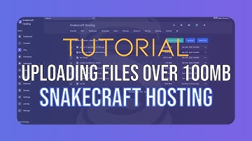 Snakecraft Hosting | Uploading Files Over 100Mb