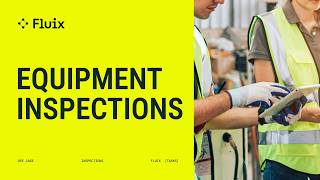 Equipment Inspection Software Demo In Fluix