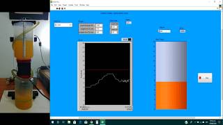 Control de nivel de agua / Labview  Arduino  Controlador PI Difuso / Universidad de Caldas