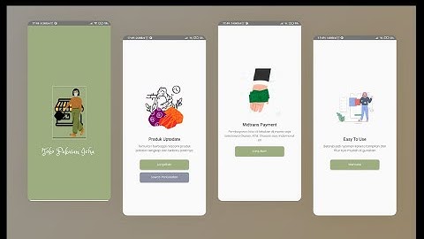 Demo Aplikasi Clothing Market Berbasis Android