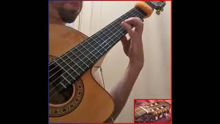 Video thumbnail of "Guitar practice at night with backing track"