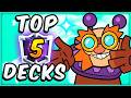 TOP 5 DECKS from the BEST PLAYERS IN THE WORLD Clash TOP 5 DECKS from the BEST PLAYERS IN THE WORLD Clash