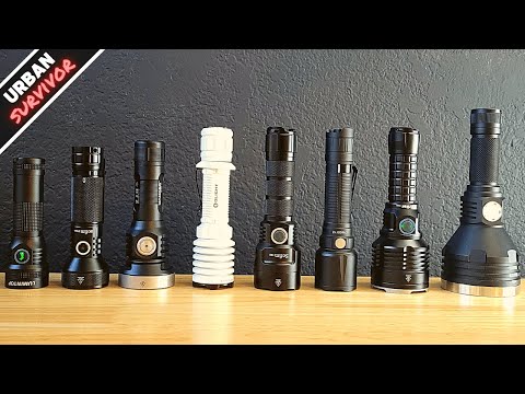 8 SUPER Thrower 21700 Flashlights 🔦 (NOCTIGON v MANKER v SOFIRN v WURKKOS TS30S v OLIGHT v LUMINTOP)