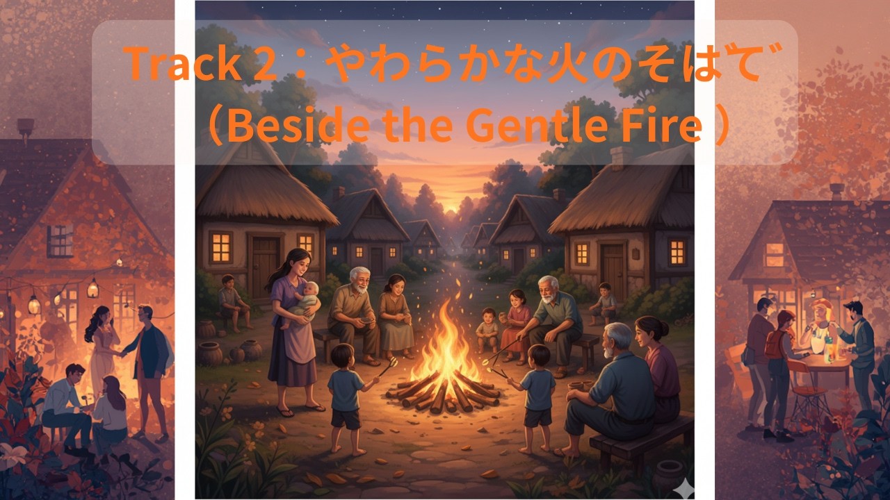 Track 2：やわらかな火のそばで（Beside the Gentle Fire)