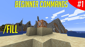 Minecraft Command Block Beginners Guide Part 1 - /FILL (1.16)