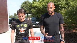 Thierry Henry meets Antonio Conte