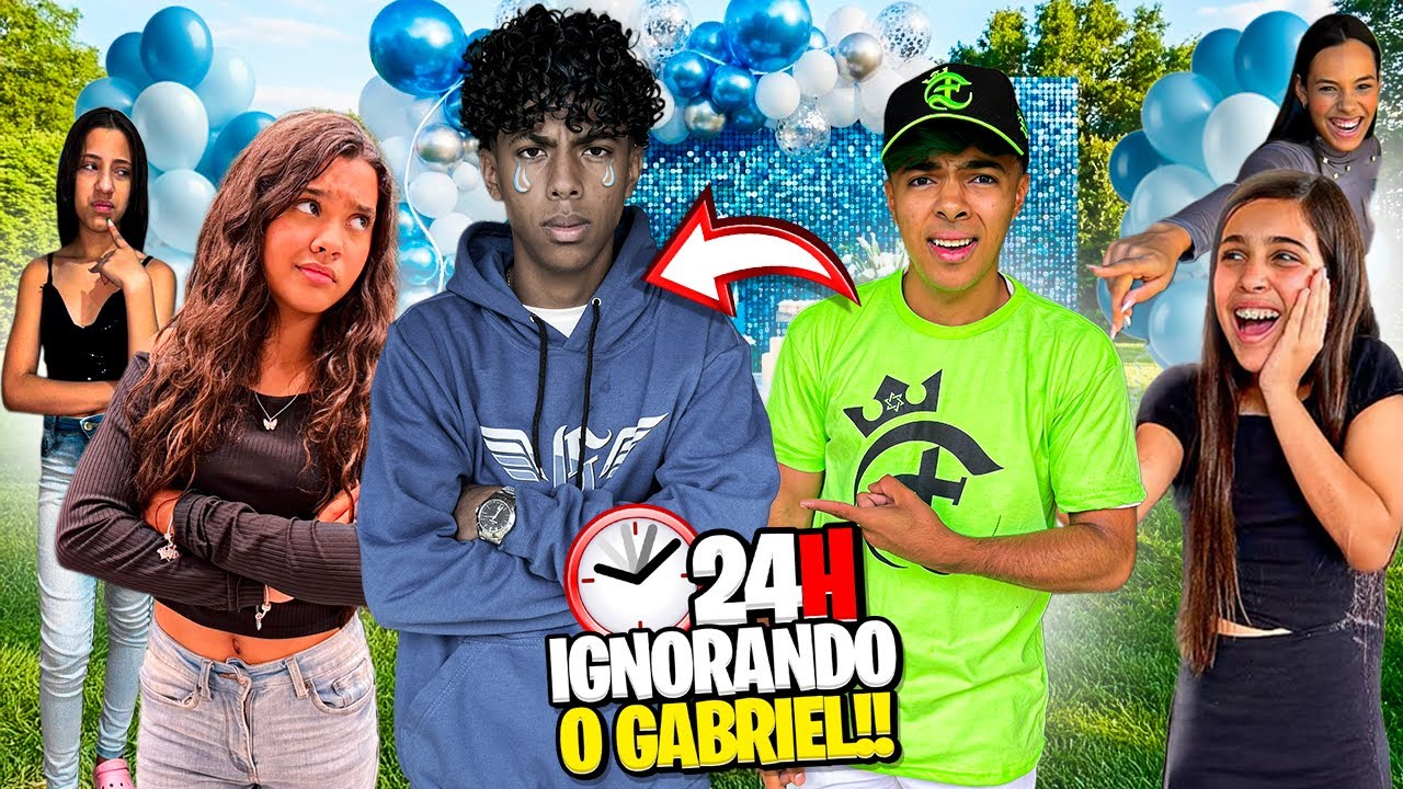 TODOS IGNORARAM O GABRIEL POR 24H NO ANIVERSÁRIO DELE!😬😰 *ele chorou😭