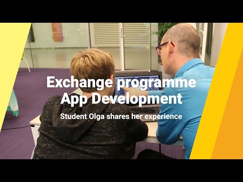 Olga tells about exchange programme App Development