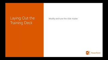 Microsoft PowerPoint 2013 - Module 6: Lay Out the Training Deck Module Conclusion