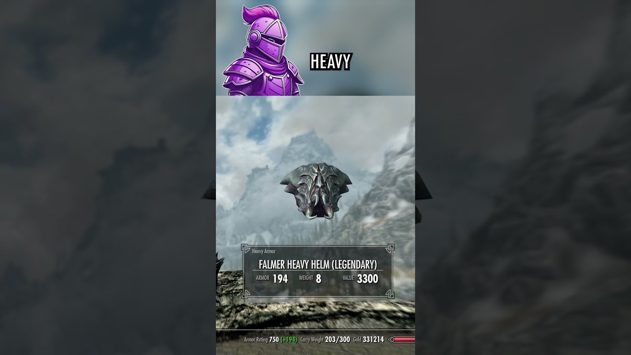 Level 100 LIGHT HEAVY ARMOR Fast In Skyrim