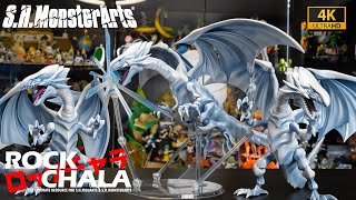 【Rockchala】S.H MonsterArts Yugioh Blue Eyes White Dragon Action Figure Review! 遊戯王　青眼の白龍