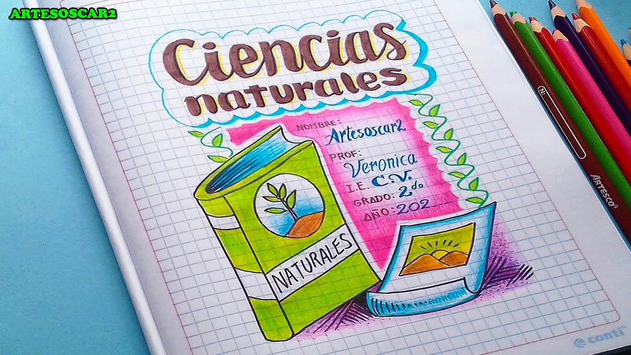 COMO DIBUJAR CARATULA DE CIENCIAS NATURALES facil - thptnganamst.edu.vn