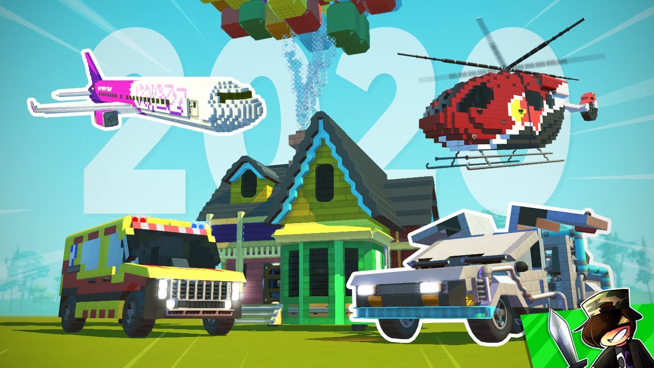 ÉVADZÁRÁS! - AZ ÖSSZES 2020-as ÉPÍTMÉNYEM! - Scrap Mechanic 😲