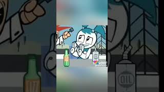 Alphabet Lore F Eats Asdfmovie Bubble Gum Inflation Bigger At Jenny Wakeman