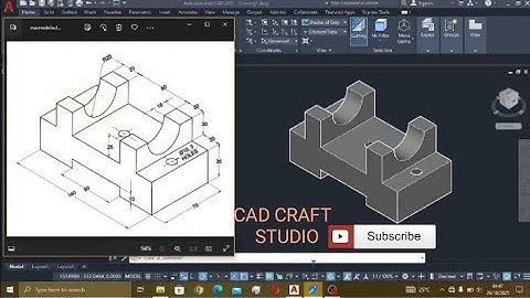 AutoCAD 3D Modeling Tutorial | How to Create Mechanical Bracket Step by Step