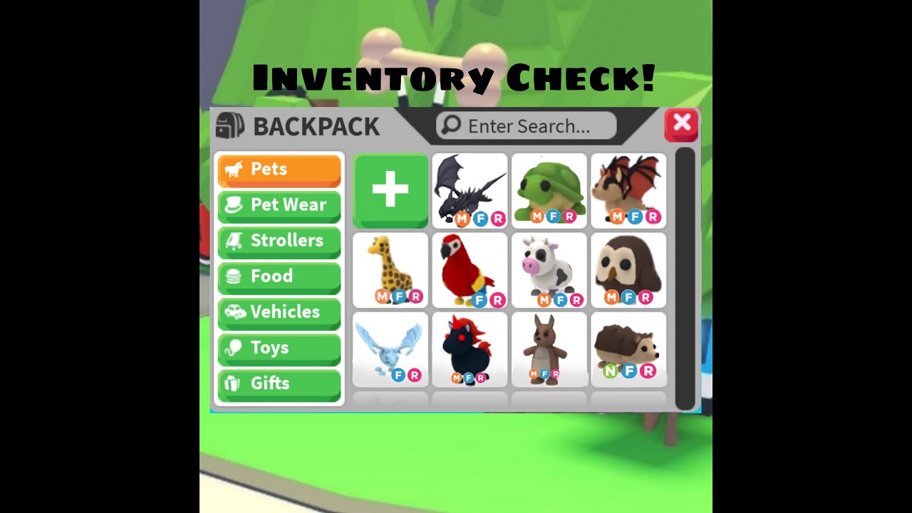 Adopt me INVENTORY CHECK! - YouTube
