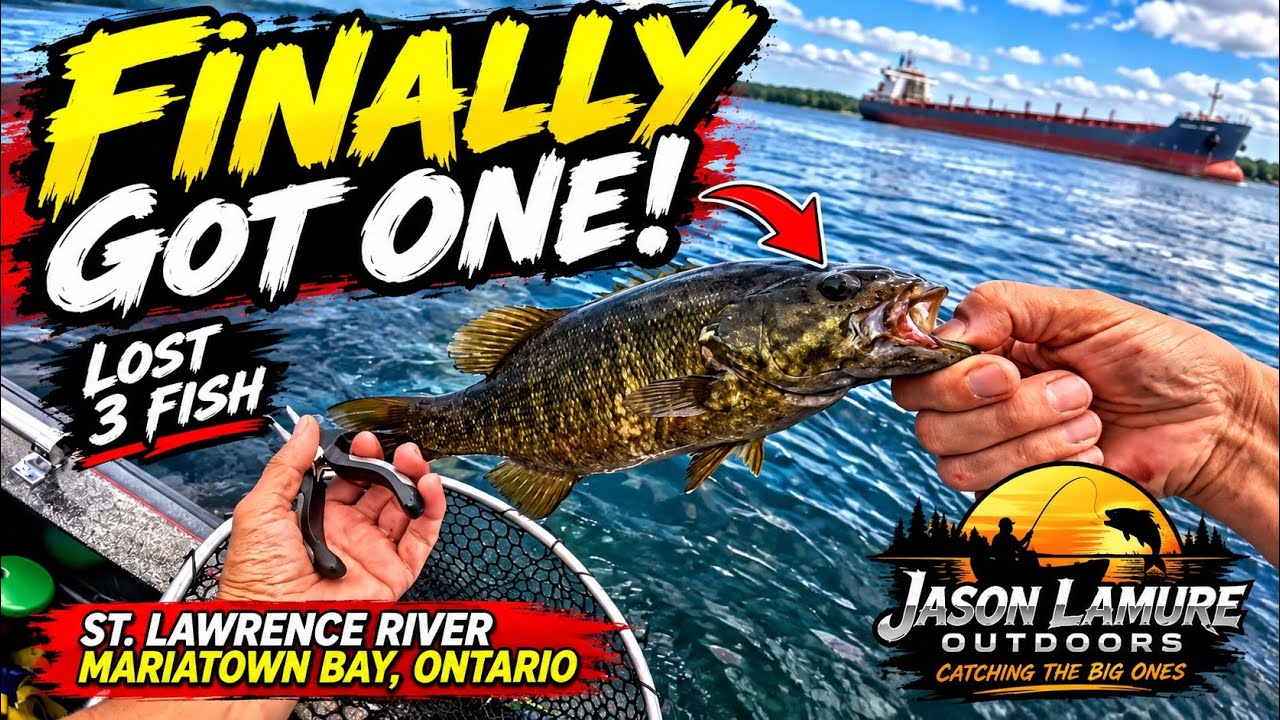 Walleye Fishing Gone Wrong! 🎣 Smallmouth Bass at Mariatown Bay | St. Lawrence River