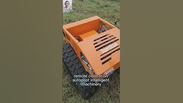 strong power petrol engine travel speed 0~6Km/h yamaha grass cutter remotely controlled