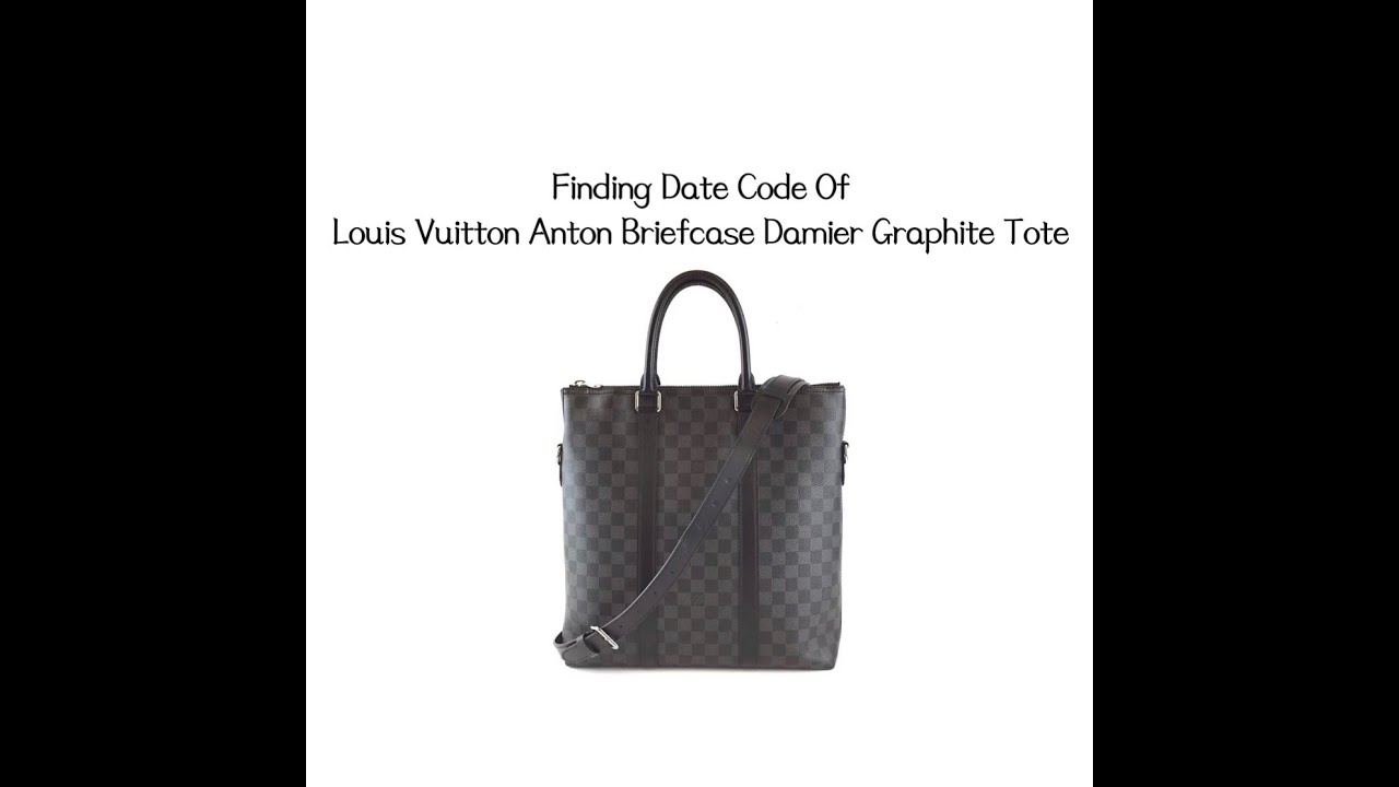 Louis Vuitton Damier Graphite Canvas Steeve Briefcase Bag Louis Vuitton