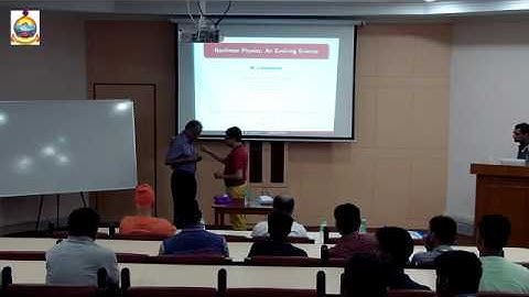 Seminar by Prof. M. Lakshmanan, Bharathidasan University, Tiruchirapalli