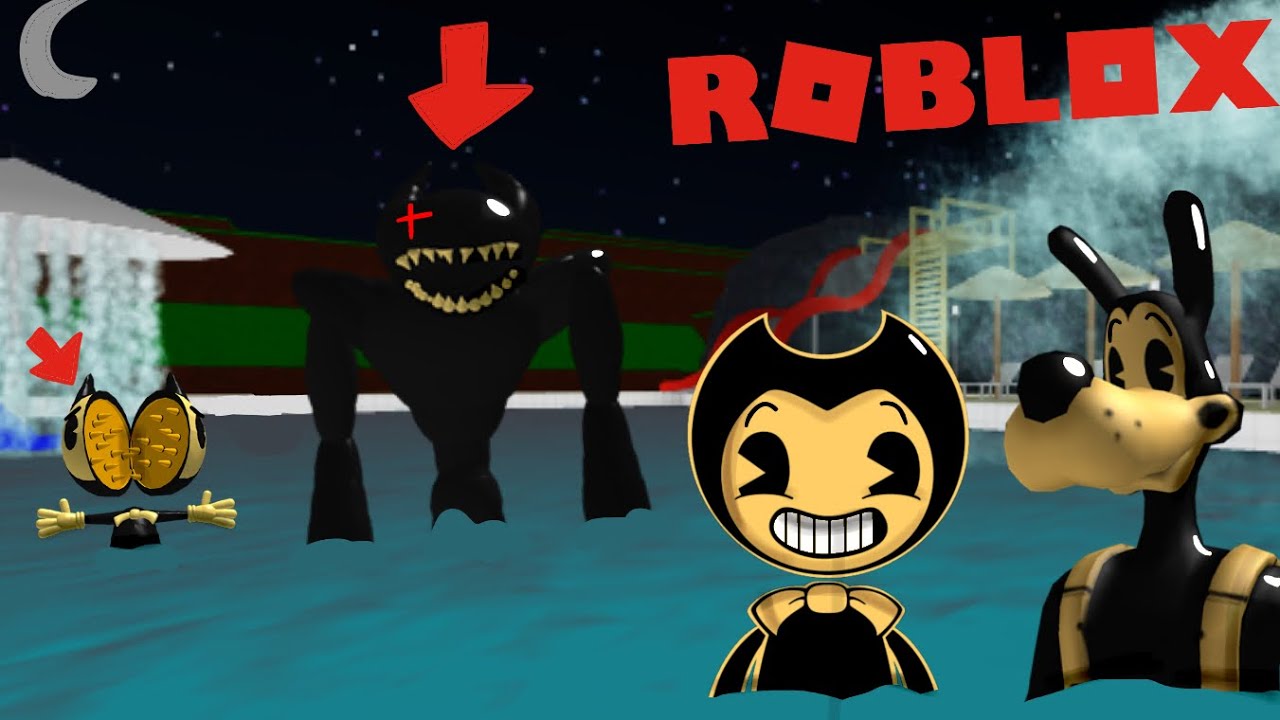 Bendy And Boris Get Trapped In A Waterpark Batim Roblox Youtube - boris from bendy and the ink machine in a bag roblox