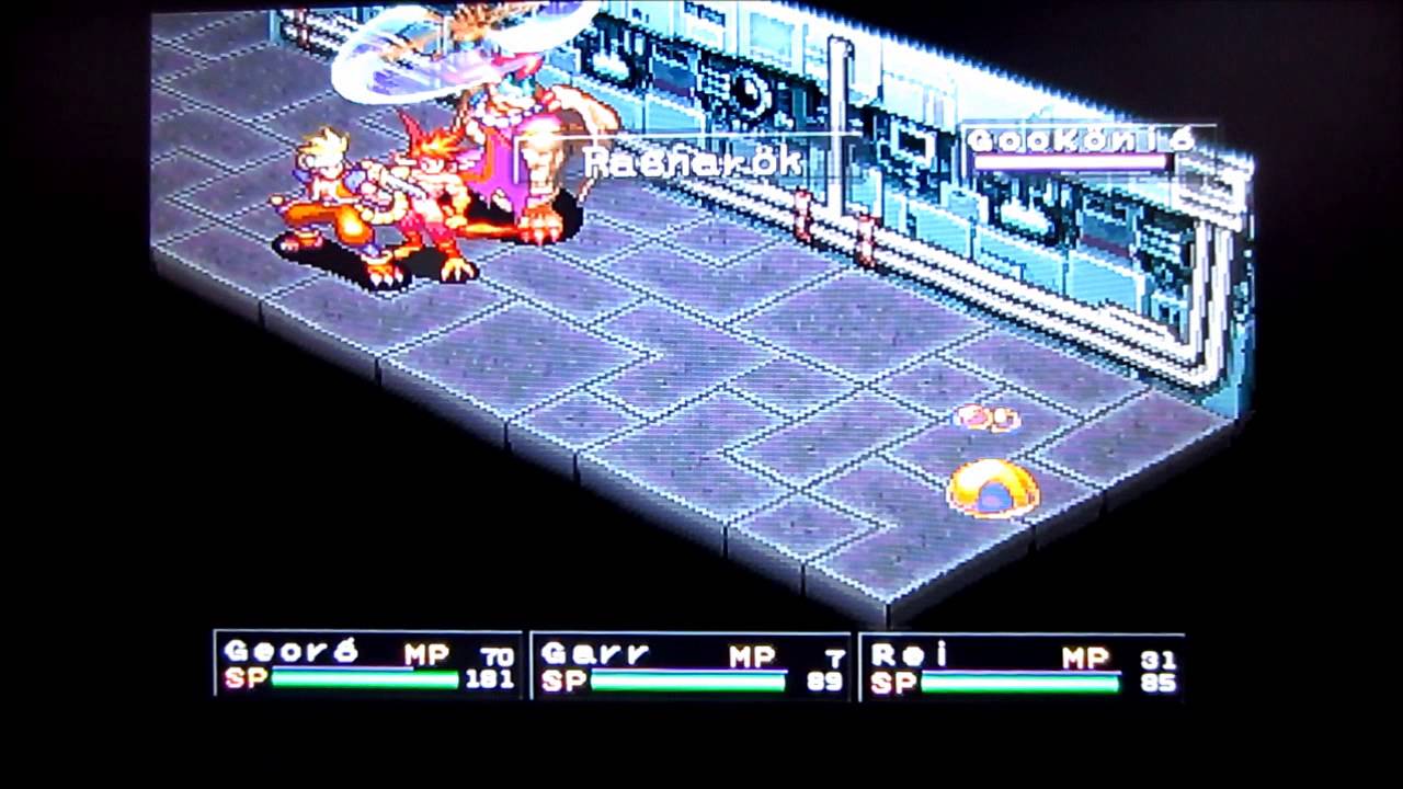 PS1 Breath of Fire III (Oddities 6) Goo King (Low Level Fight