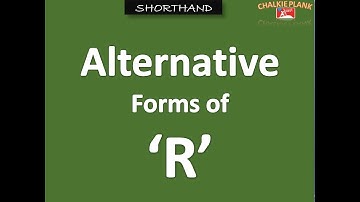 Alternative forms of upward and downward 