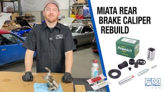 StepbyStep Miata Rear Brake Caliper Rebuild