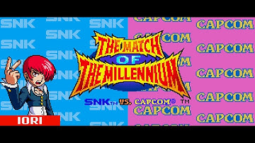 [NGPC] SNK vs. Capcom: The Match of the Millennium (1999) - Tourney - Iori Playthrough