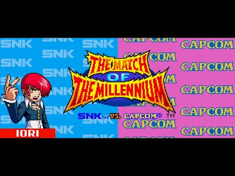 [NGPC] SNK vs. Capcom: The Match of the Millennium (1999) - Tourney - Iori Playthrough