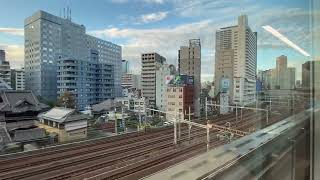 相対速度 浜松町駅を出発する東京モノレール 後方アングル