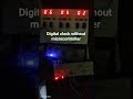 Digital clock without microcontroller 17 August 2025