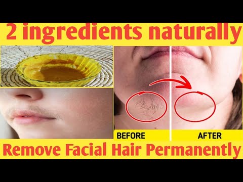 How To Remove Facial Hair Permanently 💯 Naturally At Home #diy#facial ...