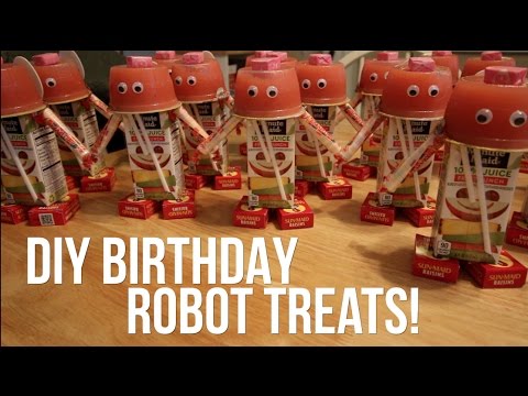 pinterest birthday robot treats