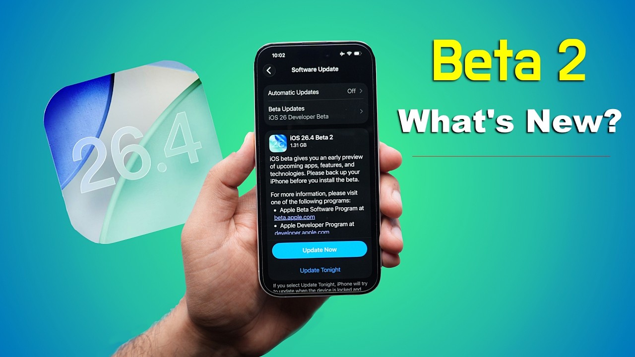 iOS 26.4 Beta 2 Released 🔥 | New Features, Performance, Battery Life (HINDI)
