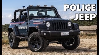 Jeep Wrangler Police Car for Italian Carabinieri
