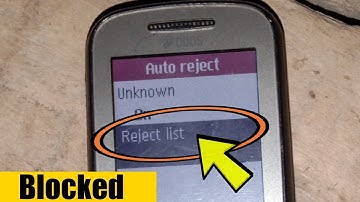 How to Add or Remove Blacklist Number Samsung Any Keypad Mobile |  b110e, e 1200, b310e, b313e,B350E
