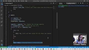Arrays: copying values between arrays