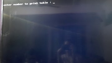 Print table using do-while loop